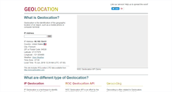 Desktop Screenshot of geolocation.com